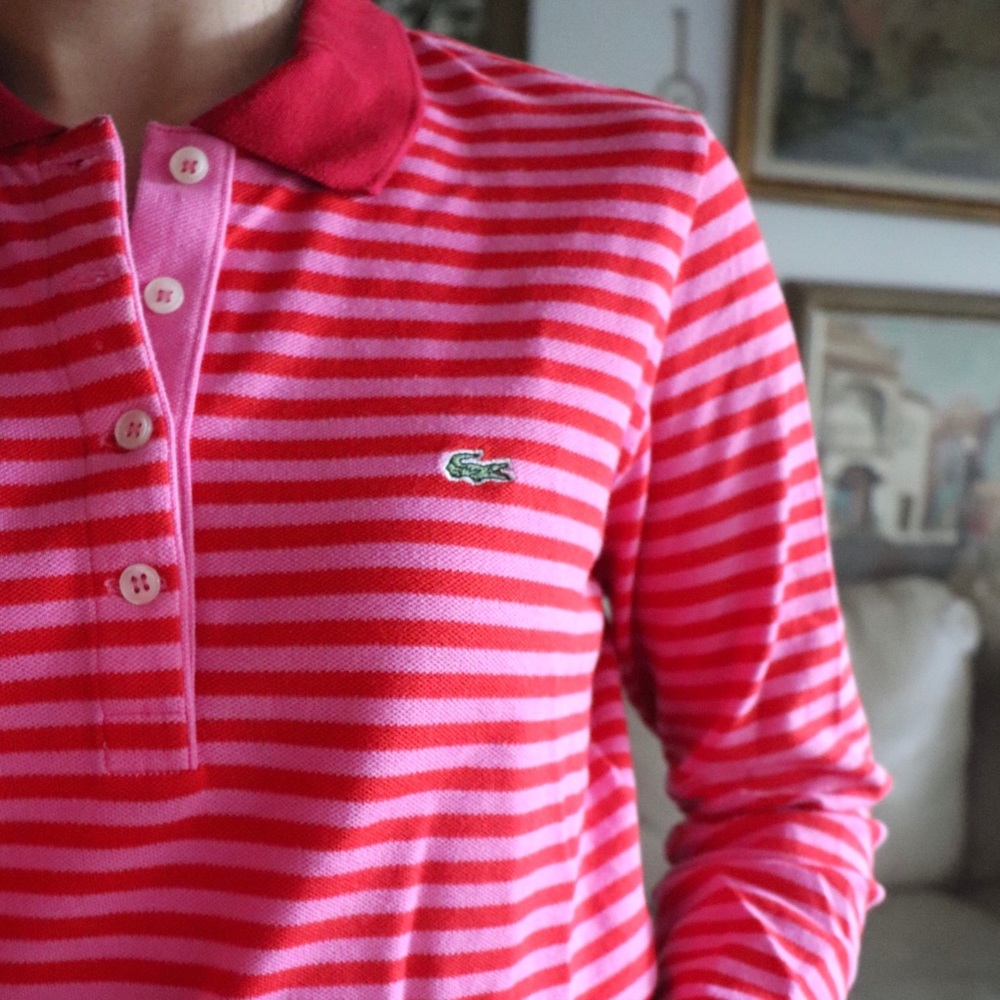 Lacoste Striped Polo